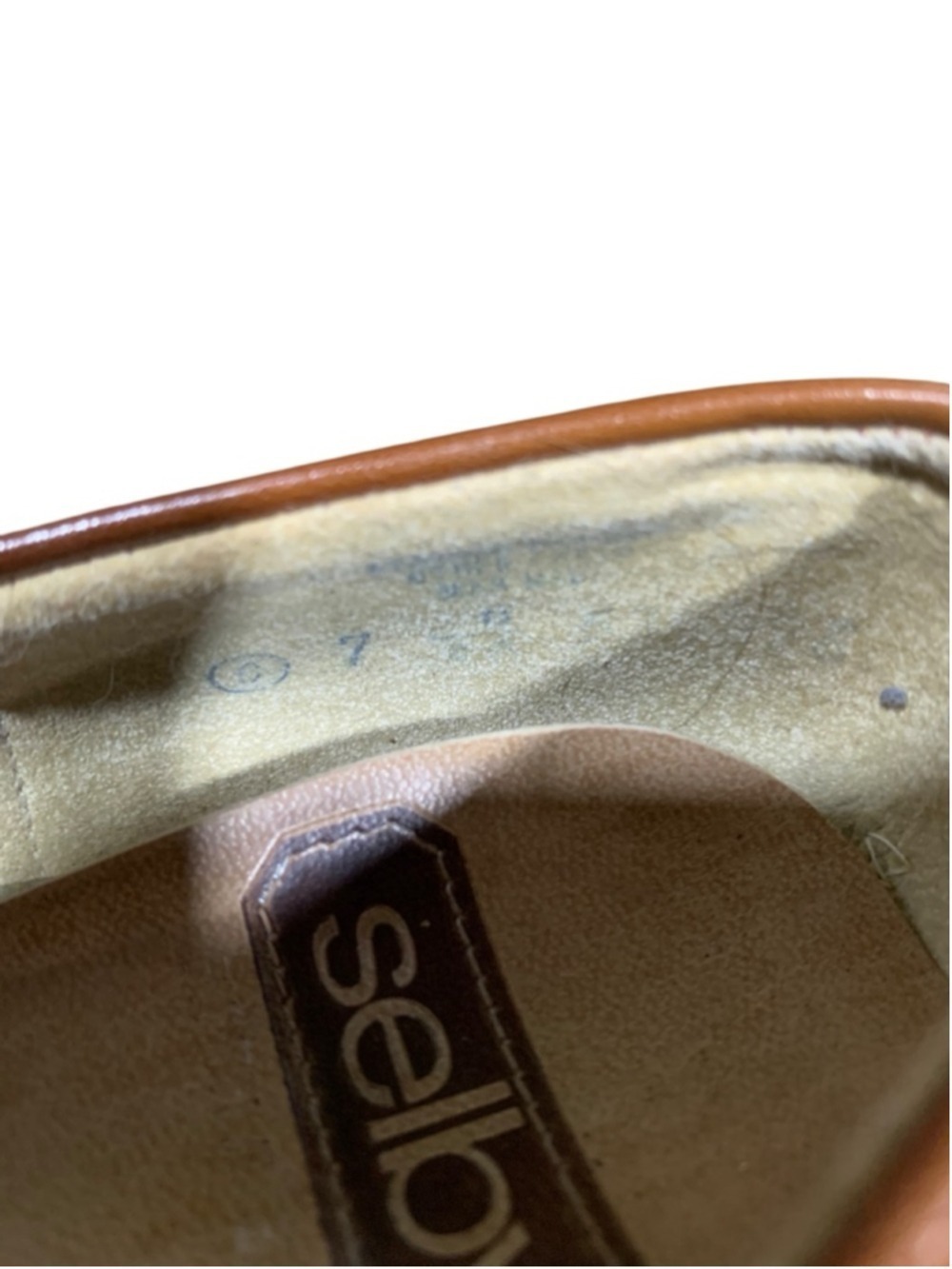 Vntg 70’s Women's Selby Brown Leather Loafers Size 7 - Picture 3 of 6